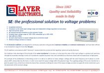 Voltage Stabilizers SE series