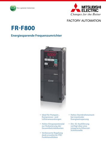 Frequenzumrichter - FR-F800