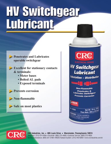 HV Switchgear Lubricant