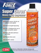 HydroForce® Super Citrus?  Heavy Duty Degreaser