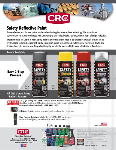 Safety Reflective Paint