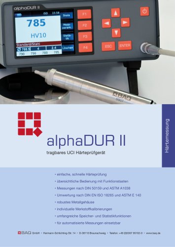 alphaDUR II