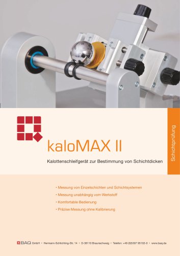 Kalottenschleifgerät kaloMAX II