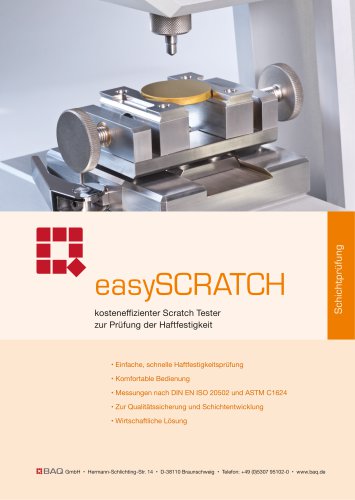 Scratch Tester easySCRATCH