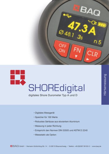 Shore Durometer SHOREdigital