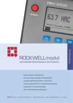 Vollautomatisches Härteprüfgerät ROCKWELLmodul - 1