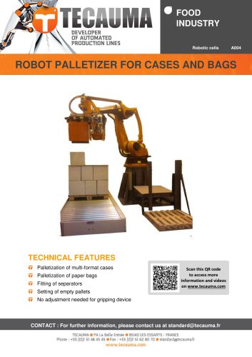 A004 Bag palletizing robot