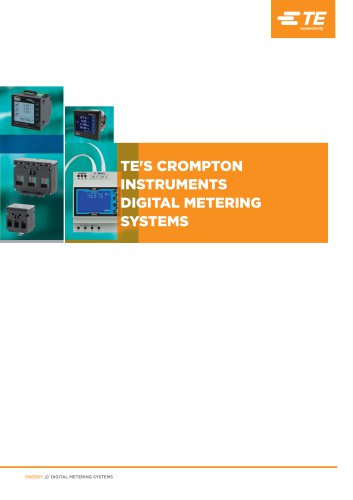 TE'S CROMPTON INSTRUMENTS DIGITAL METERING SYSTEMS