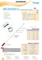 FLEXDRAIN - CSC2K - Ablaufheizungen mit Silikonkautschuk-Isolation und integriertem Thermostat - 1