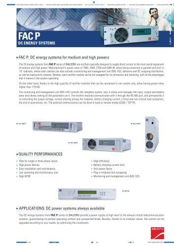 Product Datasheet: FAC P Series