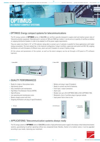 Product Datasheet: OPTIMUS Series