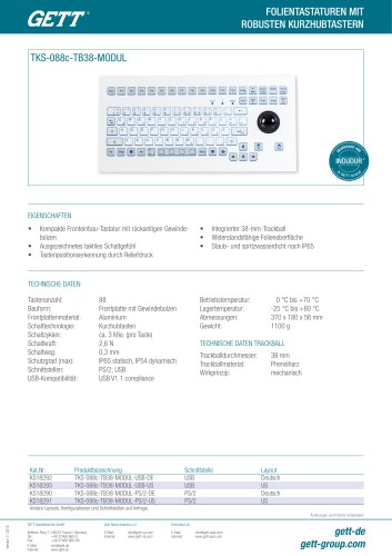 TKS-088c-TB38-MODUL