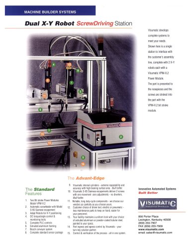 Dual X-Y Robot Conveyor Station