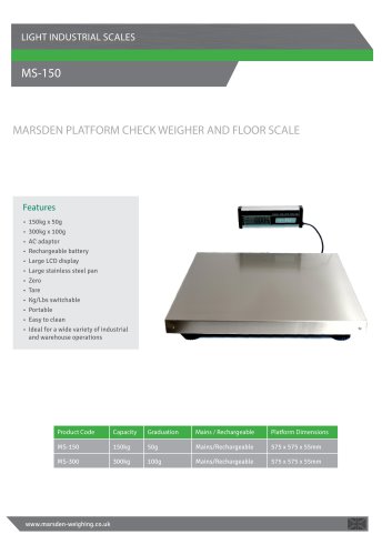 MS-150 Floor Scale