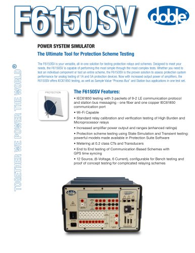 F6150SV Power System Simulator