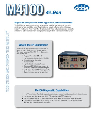 M4100 Insulation Analyzer Series