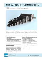 Servomotoren, Linearmotoren: MR 74 AC-Servomotoren - 1