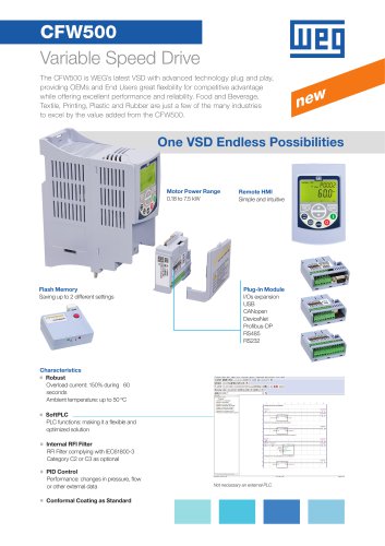 CFW500 Machinery Drives - VSD - Flyer