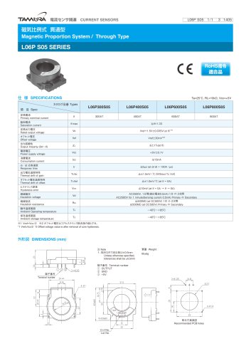 Magnetic Proportion System/ Through type L06P series_L06P S05