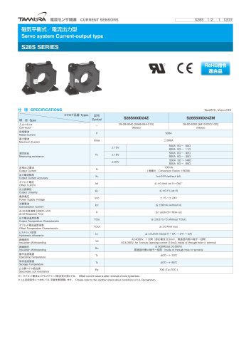 Servo system Current-output type S28S series_S28S500D24ZP