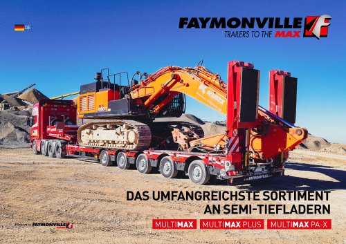 Faymonville MultiMAX - The most complete line of semi-trailers