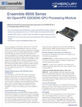 Ensemble 6000 Series 6U OpenVPX GSC6200 GPU Processing Module