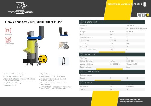 FLOW AP 500 1/2D - INDUSTRIAL THREE PHASE