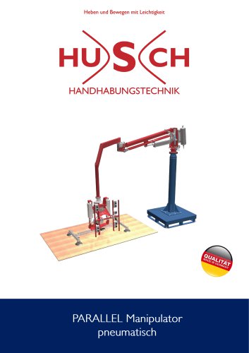 HUSCH Handhabungstechnik PARALLEL Manipulator Flyer