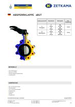 Absperrklappen zBUT Fig.498 - 1
