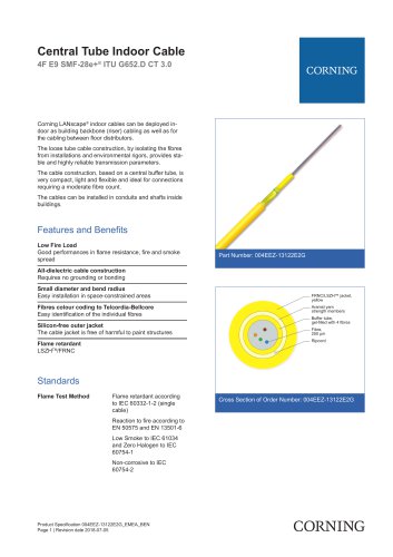 Central Tube Indoor Cable