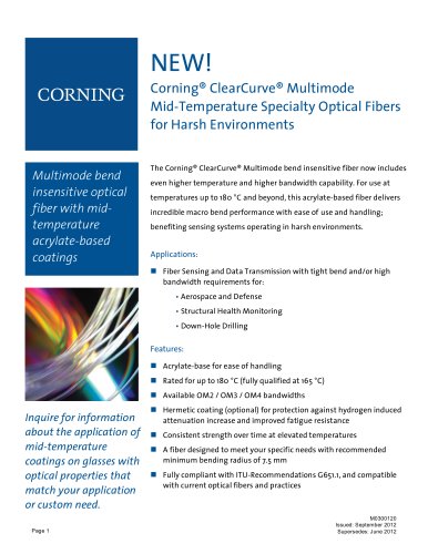 ClearCurve Multimode Mid-Temperature for Harsh Environments