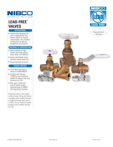 Plumbing Valve Catalog