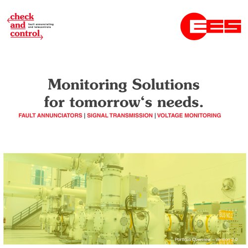 EES Monitoring Solutions Product Portfolio Brochure