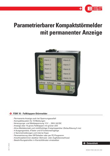 Fallklappen-Störmelder