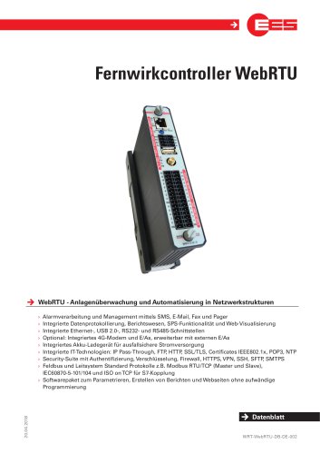 Fernwirkcontroller WebRTU