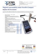 Magnetic permeability meter FerroPro Compact