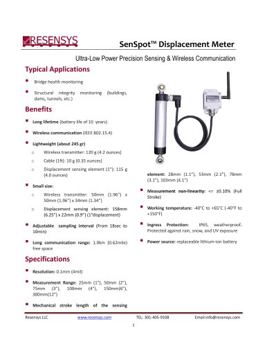 SenSpot™ Displacement Meter