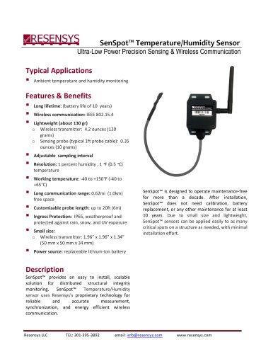 SenSpot™ Humidity Datasheet