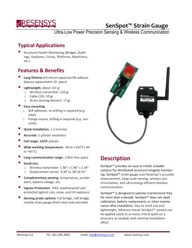 SenSpot™ Strain Datasheet