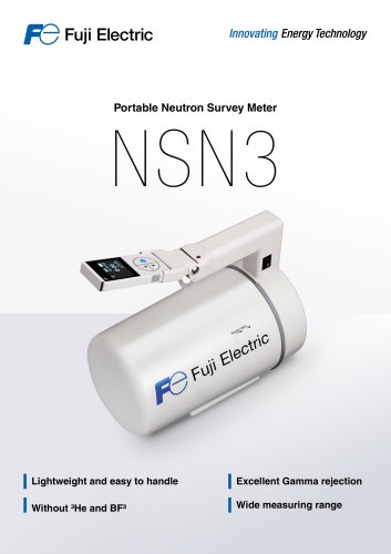 NSN3 Portable neutron survey meter