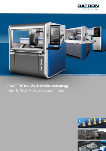 DATRON Zubehörkatalog für CNC-Fräsmaschinen