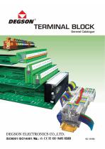 TERMINAL BLOCK general catalogue