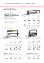 UMKLEIDEBÄNKE BASIC PLUS - 2