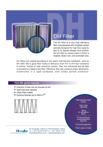 AIR FILTERS FLOW AIR FILTERS HEPA ULPA