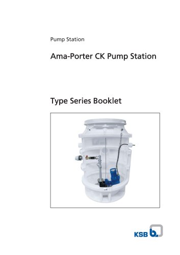 Ama-Porter CK-Pumpstation