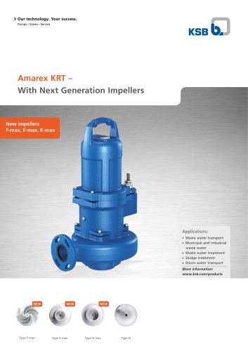 Amarex KRT – With Next Generation Impellers