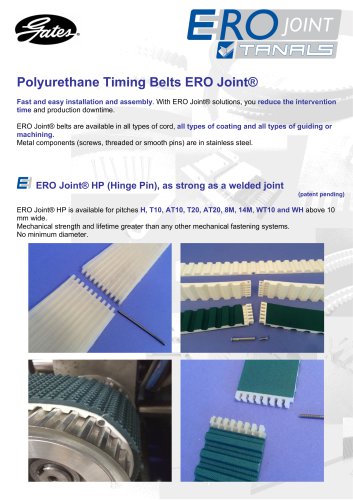 Polyurethane Timing Belts ERO Joint®