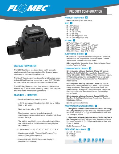 QSE MAG FLOWMETER