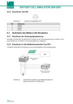 Bedienungsanleitung Battery Cell Simulator Typ 2500-Z100-14