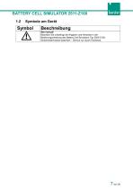 Bedienungsanleitung Battery Cell Simulator Typ 2500-Z100-7